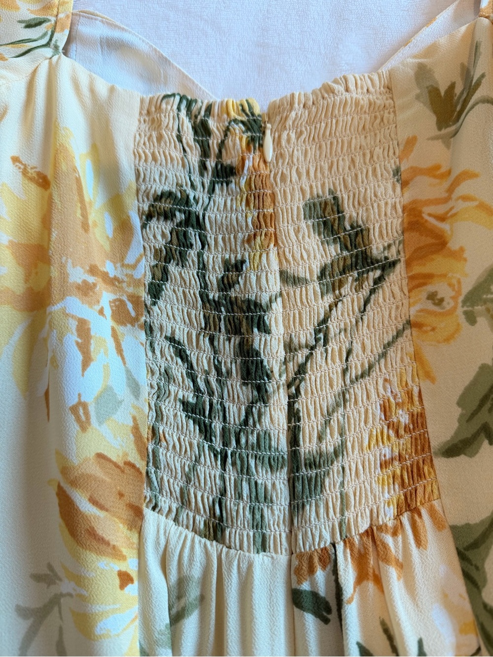 NWT Reformation Gloria Floral Yellow Puff Sleeve Maxi Dress (Size 2) - Picture 10 of 14